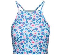 Trespass Womens Bikini Crop Top Harlow - Swimwear, Removable Bust Pads, Printed, Casual Swimming Clothes, Branded Rivet, 85% Polyester, 15% Elastane