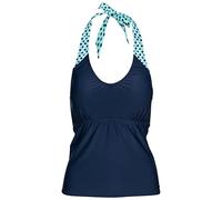 Trespass Womens Tankini Halter Neck Swimwear Beachwear Winona Navy