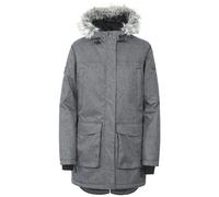 Trespass Womens Thundery Waterproof Jacket - Black/Silver Grey - S - Black/Silver Grey
