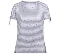 Trespass Womens Tshirt Penelope - Short Sleeves Raglan, Tie Detail Cuffs, All Over Print, Round Neck, Contrast Inner Neck Tape, 150g, 60% Cotton / 40% Polyester