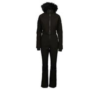Trespass Women's Valene DLX Ski Suit - Black - Black - L - 94% Polyester/6% Elastane