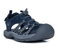 Trespass Womens Walking Sandals Brontie - Protective Hook and Loop Ankle Strap, Adjustable Pull Cord, Closed Toe, Cushioned Footbed, Durable Traction Outsole