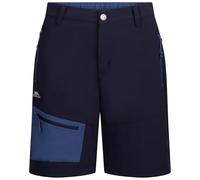 Trespass Womens Walking Shorts Quest - Elasticated Back Waistband, 2 Zip Side Entry Pockets, 1 Zip Cargo Pocket, 1 Zip Back Pocket, 88% Polyamide, 12% Elastane Navy