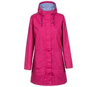Trespass Tredt Women SPRINKLED Waterproof Jacket with Adjustable Grown On Hood - Dark Pink Lady, XX-Small