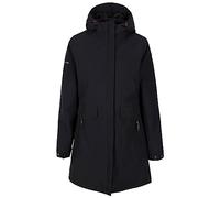 Trespass Women's Waterproof Jacket, Long Length, Quilted Lining, Grown On Hood, Storm Flap