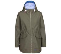 Trespass Womens Waterproof Jacket Longer Length Gingham Lining Finch