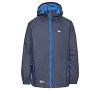 Trespass Womens Waterproof Jacket Qikpac - Shell Rain Jacket, 2 Zip Pockets, Full Body Length Front Zip, Adjustable Grown On Hood, Ventilated Back Yoke, Packs Away in Pouch