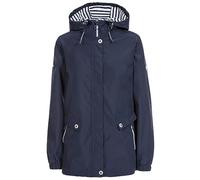 Trespass Womens Waterproof Jacket With Hood Flourish Navy in Size - L