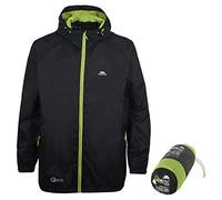 Trespass Womens Waterproof Packaway Jacket Qikpac Black in Size - 6