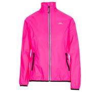 Trespass Womens Beaming Waterproof Packaway Jacket-Hi Vis Pink-18 Hi Vis Pink