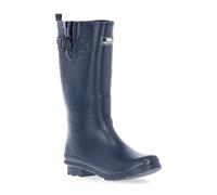 Trespass Womens Waterproof Wellies Damon Black Iris in Size - 4