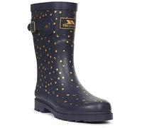 Trespass Womens Wellie Boots Celeste - Printed, Mid-Height, Decorative Buckle, Removable Insole, Durable Grip Sole, Textile Lining, Rubber Outsole, Rubber Upper, EVA Insole