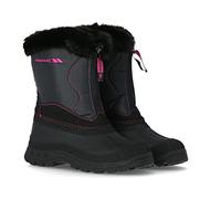 (4, Black) Trespass Womens Waterproof Snow Boots Zesty