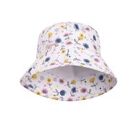 Trespass Zebdee Floral Bucket Hat in Off-White | Size: 2-4 Years Trespass Off-White 2-4 Years