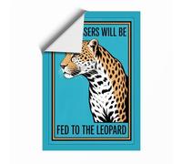 Trespassers Will Be Fed Vintage Unframed Wall Art Print A2 (59.4×42cm), Wall Decor for Living Room, Bedroom, Office & Home, Art Gift
