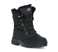 TrespassNegev II Mens Waterproof Snowboots Leather Winter Boots in Grey