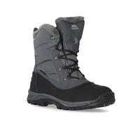 TrespassNegev II Mens Waterproof Snowboots Leather Winter Boots in Grey