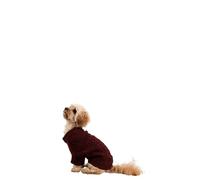 Trespaws Dog Jumper Soft Stretchy Ribbed Collar Cuffs Anti Odour Snowhound