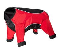 Trespaws Water Resistant Dog Rain Coat Anti Snowball Reflective Trims Tia