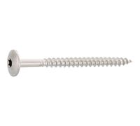 TRESPO 908624850 Fassadenschraube 4,8x50 TX20 A2 Facade Screw 4.8 x 50, Silver