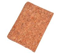 Tressify 1 Pc Brown Cork Grain Passport Holder, Slim Travel Wallet Case with Multiple Card Slots, Portable Document Organizer, Vegan Leather Cover, 3.5 x 5.3 in