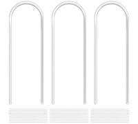 Tressify 15.8 In Clear Plastic Indoor Plant Support With 30 Ties, 3 Pcs Plant Trellis, Plant Climbing Frame For Potted Plants, Climbing Plants Trellis For Ivy, Pothos, Dracaena