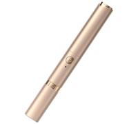 Tressify 2-in-1 USB Rechargeable Electric Eyelash Curler and Eyebrow Trimmer, Double-Headed Heated Curler, Rapid 20S Heating for Long-Lasting Lashes, Golden Finish