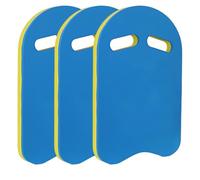 Tressify 3 Pack Eva Foam Swimming Kickboards, Training Tool For Adult And Youth, Boosts Leg Work And Water Skills, Blue