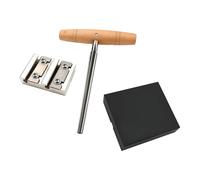 Tressify 4/4 Violin Tuning Pegs Repair Kit, Steel Blades Peg Shaper Tool Set With Handle, Includes Reamer, Essential For Violinist Music Accessories