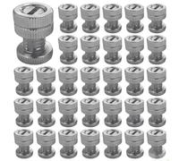 Tressify 40 Pcs Metal Split Bolt Wire Connectors For Electric Fence, High Voltage, Impulse Connection, 6.3 X 5.1 X 1.2 In / 16 X 13 X 3 Cm