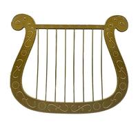 Tressify Angel Harp For Halloween Costumes, Gold Angel Accessory For Women And Girls, 8.2 Inches, Cosplay Prop For Parties And Photos