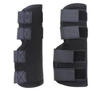 Tressify Black Dog Knee Brace For Injury Recovery, Adjustable Canine Protective Sleeve, Orthopedic Support