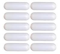 Tressify C7 X 40 Mm, 10 Pcs Automatic Pot Stirrer, PTFE Cylinder Shaped High Temp Rotor, Corrosion Resistant, Stable Mixing Stirrer Stir Bar for Various Reagents and Vessels