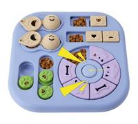 Tressify Dog Puzzle Toy, 4 in 1 Interactive Slow Feeder with Treat Dispensing Board, Pet Enrichment Feeder for Mental Stimulation, Non-slip Food Puzzle