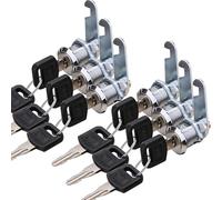 Tressify Easy Installation, 6 Pcs Cam Locks for Cabinets Mailbox Toolbox, Cabinet Locks with Keys, Replacement, 12 Keys Included