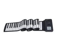 Tressify Foldable 88-Key Silicone Piano Keyboard With Speaker, Portable Electric Design, Rechargeable For Beginners, Includes Charging Cable And Manual