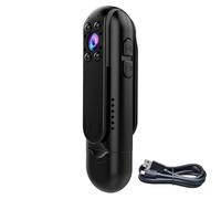 Tressify Hd 1080P Mini Camera, Portable Wearable, Wide 140° Angle Lens, Infrared Night Vision, Life 6-Hour Battery, for Law Enforcement, Surveillance, and Outdoor Sports