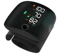 Tressify Healthcare Grade Precision Wrist Blood Pressure Monitor, Dual User Memory, Type-C Rechargeable, Compact Size for Travel and Home, Easy One Button Operation