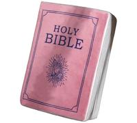 Tressify Holy Bible Plush Pillow, Dark Pink Memory Foam Christian Scripture Cushion, Huggable Devotional Gift, Sacred Faith Keepsake for Believers
