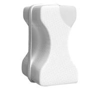 Tressify Leg and Knee Pillow with Adjustable Strap, Memory Foam H-Shaped Side Sleeper Cushion for Sciatica Discomfort Support, Hip Back and Knee Alignment, 10.2 x 5.9 x 4.7 in