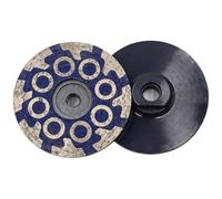 Tressify M14/5/8-11 Arbor, 4-Inch Cup Wheel, Coarse Grit, For Angle Grinder, For Grinding Granite, Marble, And Engineered Stone