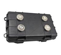 Tressify Portable Armed Gear Box, Strong Attachment Force Storage Case, Heavy-Duty Plastic & Metal Construction for Under Car Mounting