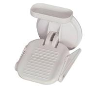 Tressify Suction Cup Shower Foot Rest, Foldable Foot Step Stool, Anti-Slip Pedal, No Bend, Soap Holder, Easy Install, 3.9X4.6X6.3 in