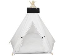 Tressify Thick Cushion Pet Teepee, Cats Dogs Portable Teepee Tent, Washable Dog House For Small Cats Or Dogs, Rabbits, Indoor Pet Bed For Puppies