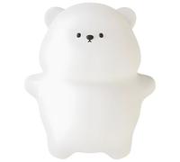 Tressify USB Rechargeable Bear Night Light, Eye-Caring Soft Glow, RGB Color-Changing Baby Feeding Lamp, Long-Lasting Battery for Nursery and Bedside