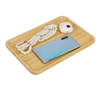 Tressify Vanity Trays For Home Kitchen Serving Organizing, Solid Bamboo Tray, Toilet Tank Top Tray Decor Display, Bathroom Vanity Tray, Bamboo Vanity Tray Pallet