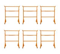 Trestle Stands Heavy Duty Steel Builders Saw Horse Work Table Adjustable Height