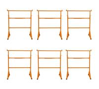 Trestle Stand x 6 Heavy Duty Builders Trestles Twin Pack Portable