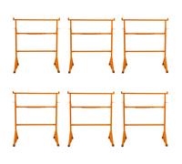 Trestle Stands Heavy Duty Steel Builders Saw Horse Work Table Adjustable Height