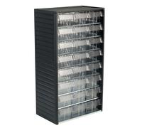 Treston 554-3 Small Parts Magazine with 24 Individual Drawers TRESTON, Frame Size: 31.0 x 55.0 x 18